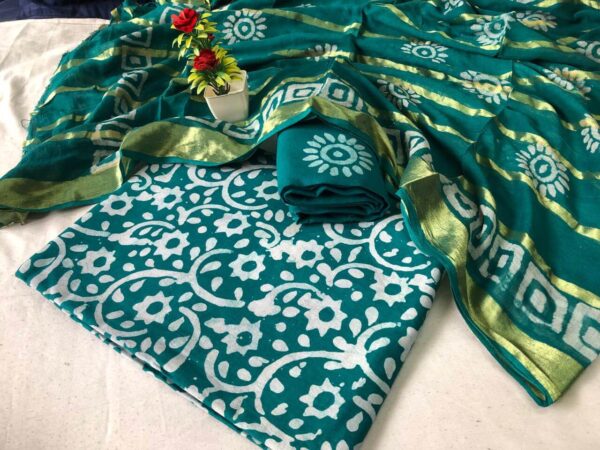 RAMA GREEN COTTON WAX BATIK