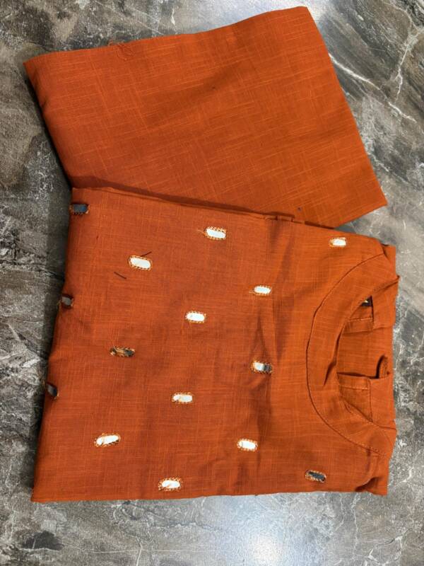 Cotton flaired suit - Image 6
