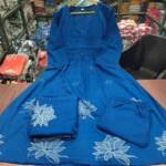 Cotton discharge print kurti with pant and mulmul printed dupatta - Image 19