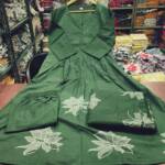 Cotton discharge print kurti with pant and mulmul printed dupatta - Image 21