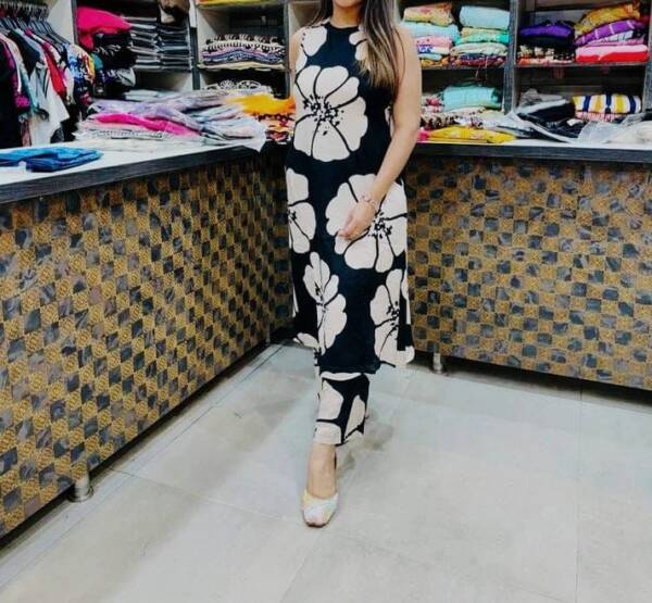 Blue 2pc Cotton Suit