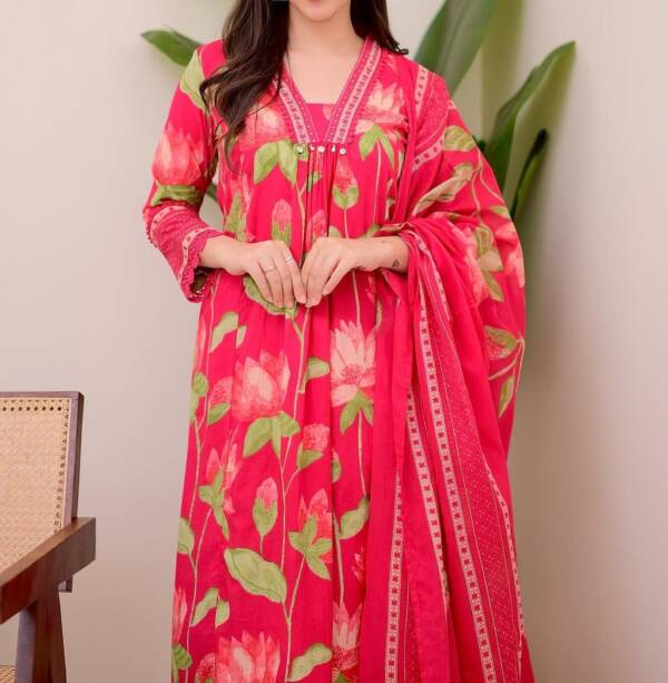 Floral Print Suit Set - Image 3