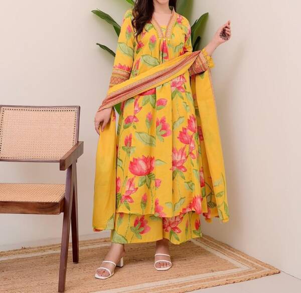 Floral Print Suit Set - Image 7