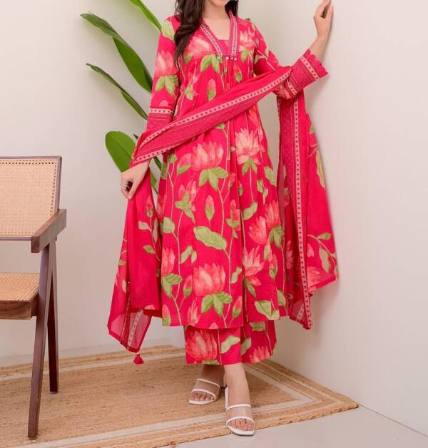 Floral Print Suit Set - Image 4