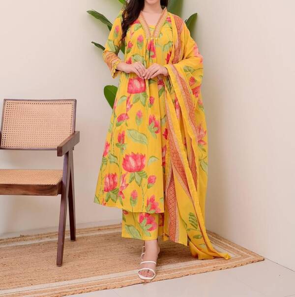 Floral Print Suit Set - Image 9